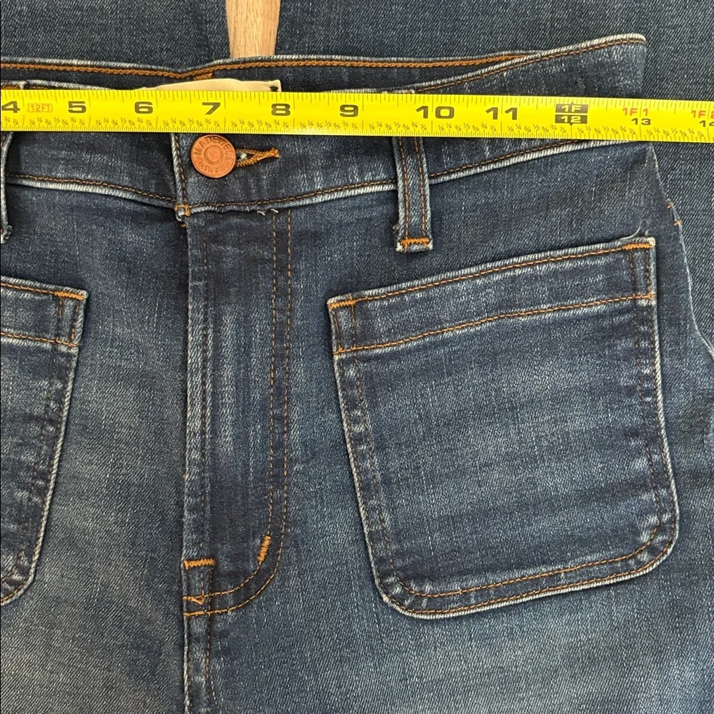 Madewell Emmett Wide Leg Jeans Women’s Size 26 Dark Wash - Picture 6 of 7